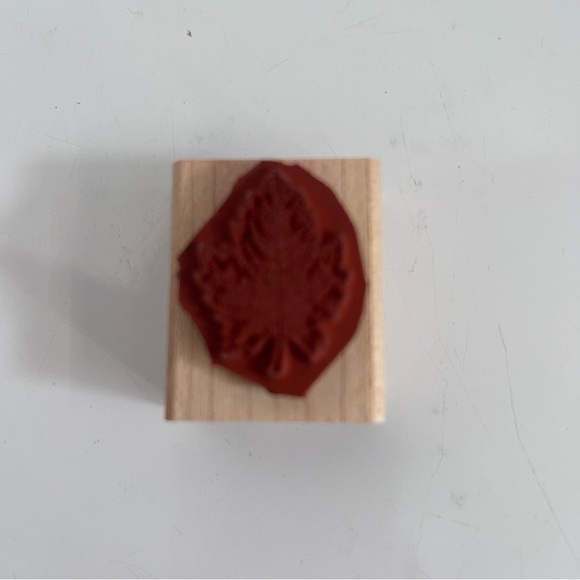 Stampin’ Up! 1998 8 pcs wood stamps - LEAVES & Cones - Picture 13 of 15